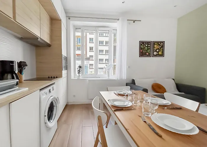 Lumineux T2 A Grenoble, Calme Et Confortable Daire *